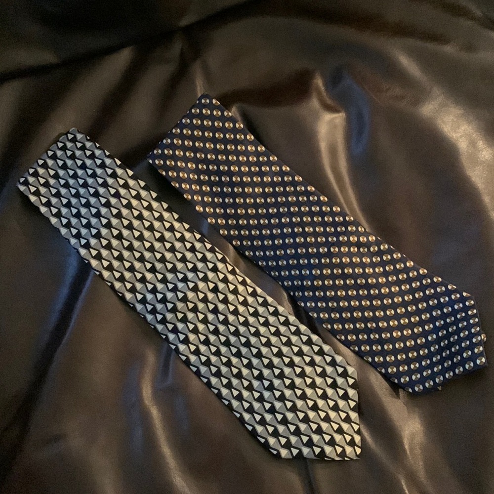 Bundle of 2 Tongue Tied Silk Ties
